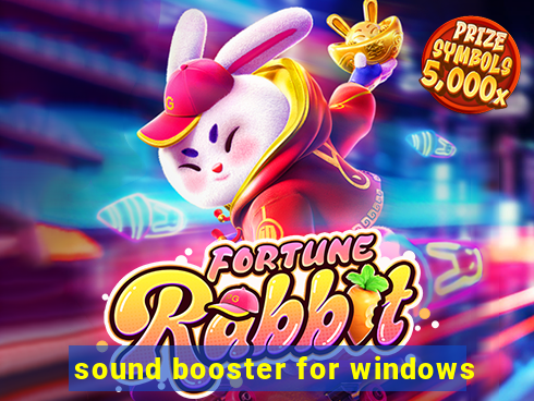 sound booster for windows